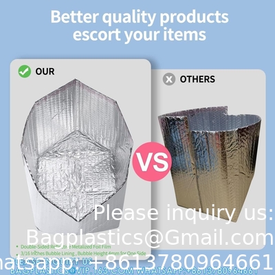 الصناديق العازلة من الأوراق الصفيحة للصناديق 8x8x8 حجم الحزمة المزدوج من الأطراف المعدنية من الأوراق الصفيحة العازلة صناديق الشحن العازلة