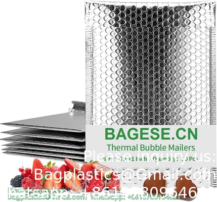 بريد حرارية 8 &quot;× 11&quot;، حزمة مراسلات معزولة للشحن البارد، غلافات البريد الورقي، مراسلات فقاعة باردة