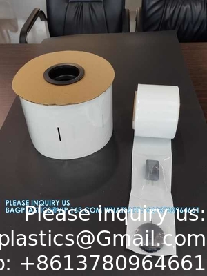 الجودة العالية تقبل شعار طباعة مخصصة كيس LDPE البلاستيكي للسيارات كيسات لفة من أكياس التعبئة والغلاف المفتوحة مسبقًا على لفة