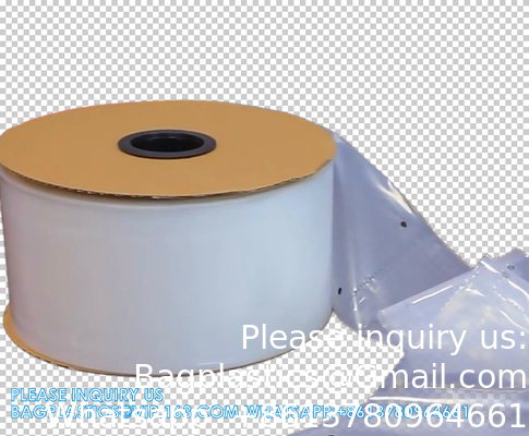 الجودة العالية تقبل شعار طباعة مخصصة كيس LDPE البلاستيكي للسيارات كيسات لفة من أكياس التعبئة والغلاف المفتوحة مسبقًا على لفة