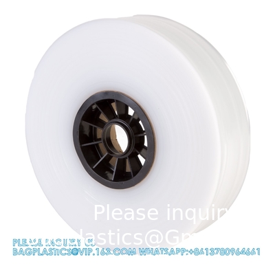 أنابيب LDPE متعددة الأبعاد ، لفة صغيرة ، 2 &quot; W X 1000' L ، 2 مل صافي أنابيب البلاستيكية متعددة الأبعاد ، FDA USDA متوافقة آمنة الغذاء