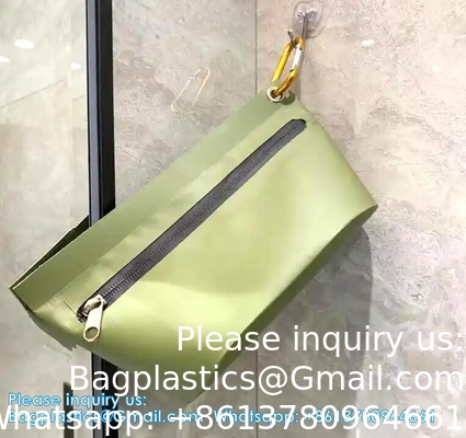 كيس التنظيف كيس التجميل كيس المكياج القوي كيس القلم الرصاص الكريستال الكريستال