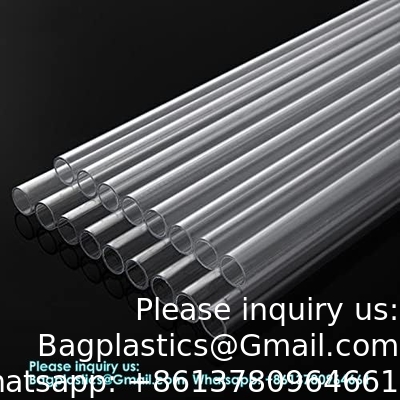 أنابيب بلاستيكية أنابيب مستديرة جامدة من البوليكربونات أنابيب البوليكربونات غير قابلة للكسر أنابيب صافية مقاومة للكيماويات