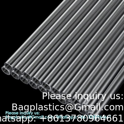 أنابيب بلاستيكية أنابيب مستديرة جامدة من البوليكربونات أنابيب البوليكربونات غير قابلة للكسر أنابيب صافية مقاومة للكيماويات