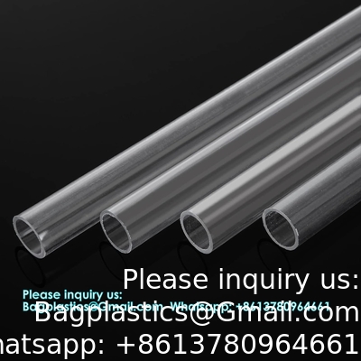 أنابيب بلاستيكية أنابيب مستديرة جامدة من البوليكربونات أنابيب البوليكربونات غير قابلة للكسر أنابيب صافية مقاومة للكيماويات