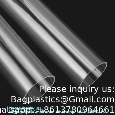 أنابيب بلاستيكية أنابيب مستديرة جامدة من البوليكربونات أنابيب البوليكربونات غير قابلة للكسر أنابيب صافية مقاومة للكيماويات