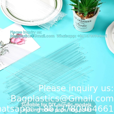 قضبان أكريليك قطرها 1/8 بوصة قضبان أكريليك دويل مستديرة قضبان أكريليك شريط أكريليك صناعة DIY حفلات الزينة