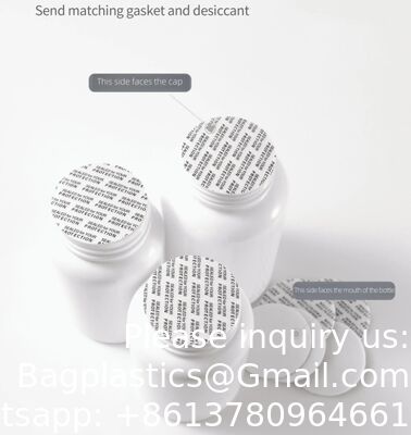 Custom Factory Food Grade 140-300ml White Pet Plastic Supplement Pill Capsule Tablet Chewing Gum Bottles With Flip Top God Cap