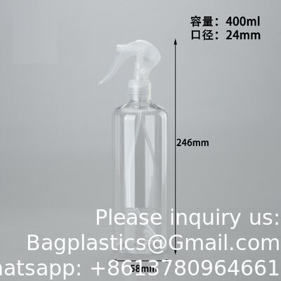 Pack Plastic Water Spray Bottle for Hair, 10 oz/300ml Plastic Empty Mister Spray Bottles for Cleaning, Cooking, Plant, Pet