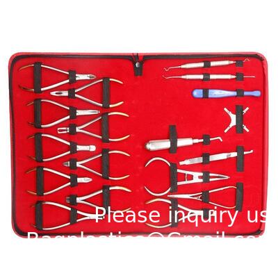 Dental Surgical Instrument Kit Dental Surgery Kit Dental Surgery 26 Piece Instrument Set Dental Orthodontics Kit &18 Pcs High Quality Basic Orthodontics Dental Instruments Tools Set Metal & Plastic