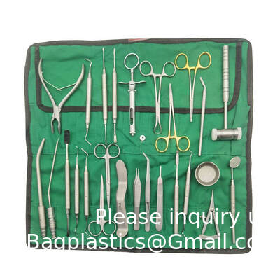 Dental Surgical Instrument Kit Dental Surgery Kit Dental Surgery 26 Piece Instrument Set Dental Orthodontics Kit &18 Pcs High Quality Basic Orthodontics Dental Instruments Tools Set Metal & Plastic