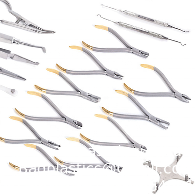 Dental Surgical Instrument Kit Dental Surgery Kit Dental Surgery 26 Piece Instrument Set Dental Orthodontics Kit &18 Pcs High Quality Basic Orthodontics Dental Instruments Tools Set Metal & Plastic