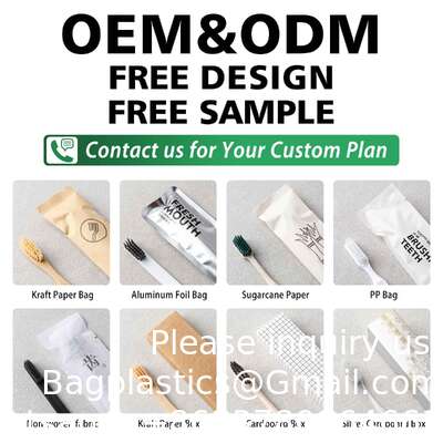 Eco Guest Amenities Hotel Dental Kit, Shaving Kit, Comb, Vanity Kit, Shower Cap And Sewing Kit Custom Logo Printing Disposable Dental Travel Kit Shampoo Hotel