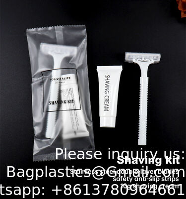 Eco Guest Amenities Hotel Dental Kit, Shaving Kit, Comb, Vanity Kit, Shower Cap And Sewing Kit Custom Logo Printing Disposable Dental Travel Kit Shampoo Hotel