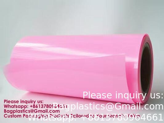 فيلم PVDC ، فيلم Alu Alu ، فيلم PETG Shrink ، فيلم PLA ، فيلم Blister ، فيلم مركب ، فيلم TPU ، فيلم EVA ، جلد الفينيل ، فيلم حماية ، تعبئة أدوات الصيدلة لفيلم PVC / PE الأبيض الملون