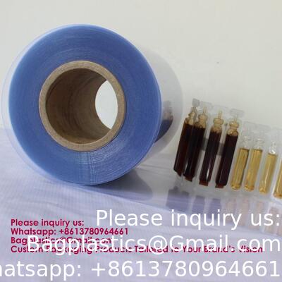 فيلم PVDC ، فيلم Alu Alu ، فيلم PETG Shrink ، فيلم PLA ، فيلم Blister ، فيلم مركب ، فيلم TPU ، فيلم EVA ، جلد الفينيل ، فيلم حماية ، تعبئة أدوات الصيدلة لفيلم PVC / PE الأبيض الملون