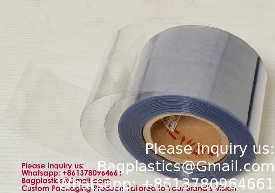 فيلم PVDC ، فيلم Alu Alu ، فيلم PETG Shrink ، فيلم PLA ، فيلم Blister ، فيلم مركب ، فيلم TPU ، فيلم EVA ، جلد الفينيل ، فيلم حماية ، تعبئة أدوات الصيدلة لفيلم PVC / PE الأبيض الملون