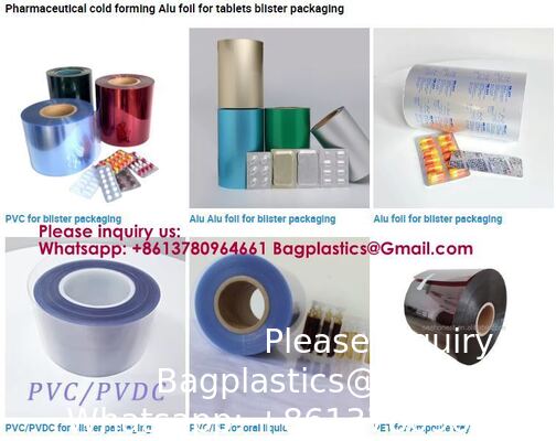 Alu Foil Pharmaceutical Blister Foil | Cold Form Aluminum Foil For Tablet Packaging High Barrier 0.14mm 0.16mm 0.18mm Alu Alu Foil for Blister Packaging