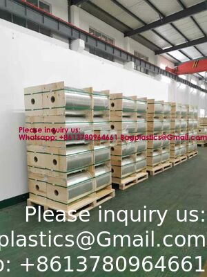 ضيق عالية واضحة 40/50 ميكروفون مركز أنبوب مطوية، ضيق عالية مخصصة 30UM-60UM PETG PVC ضيق لفائف لطباعة ملصقات المشروبات