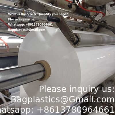 ضيق عالية واضحة 40/50 ميكروفون مركز أنبوب مطوية، ضيق عالية مخصصة 30UM-60UM PETG PVC ضيق لفائف لطباعة ملصقات المشروبات