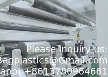 فيلم انكماش ناعم مقاوم للرطوبة من PET/PETG مطوي في المنتصف لتغليف القهوة والعصير والنبيذ والصودا، فيلم انكماش حراري لملصقات زجاجات القهوة والنبيذ والعصير والصودا