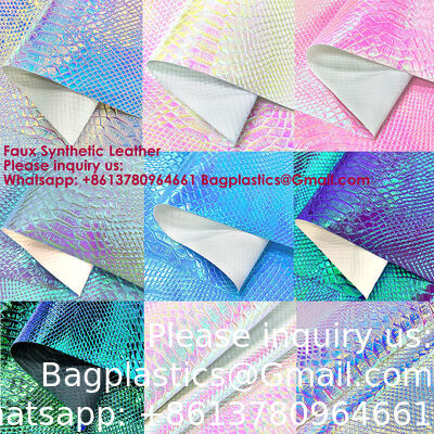 0.6mm High Quality Metallic Embossed Faux Synthetic Leather Small Square Design Lizard Artificial Leather For Sofa Furniture Bag for Handbag Belt label sticker, clothes accessories